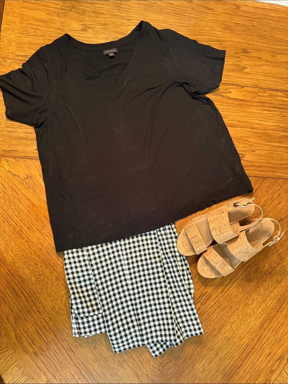 Black V-Neck shirt JJILL XL